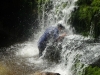 Having a shower