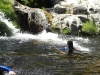 Swimming through