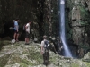 At the waterfall