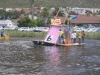 Being towed out