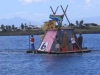 Being towed