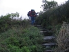 The last steps to the top